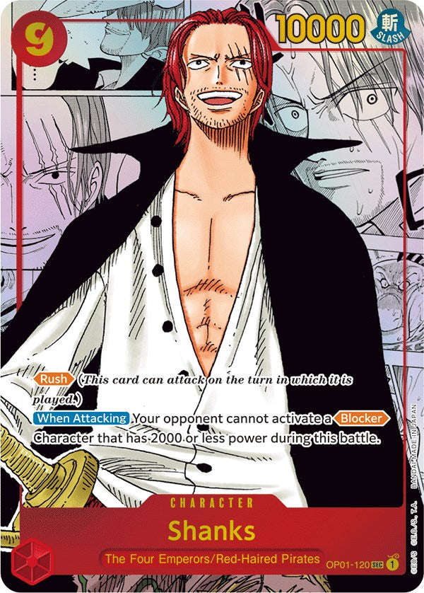 Shanks (Parallel) (Alternate Art) [Romance Dawn] | Fandemonia Ltd