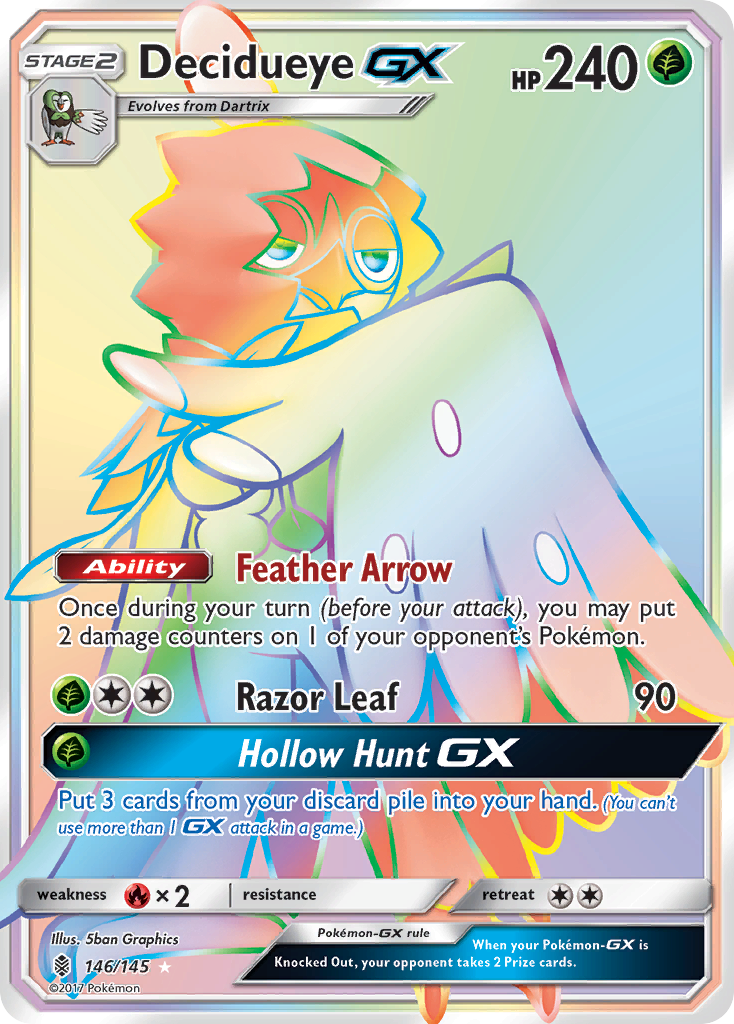 Decidueye GX (146/145) [Sun & Moon: Guardians Rising] | Fandemonia Ltd