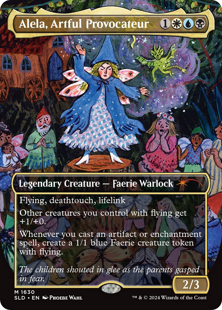 Alela, Artful Provocateur (1630) (Rainbow Foil) [Secret Lair Drop Series] | Fandemonia Ltd