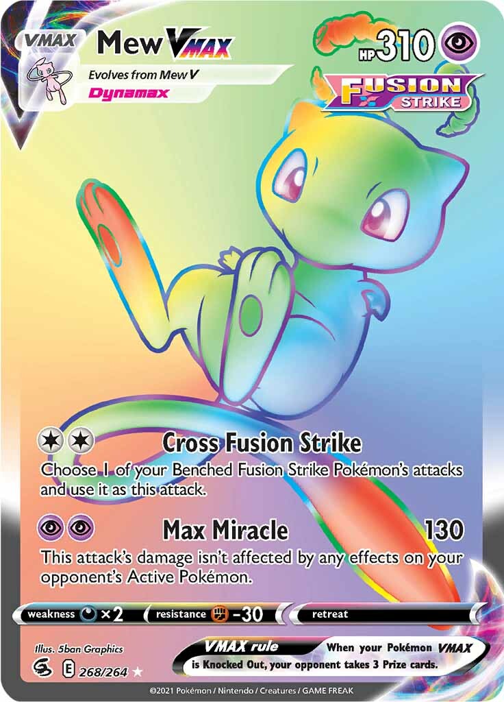 Mew VMAX (268/264) [Sword & Shield: Fusion Strike] | Fandemonia Ltd