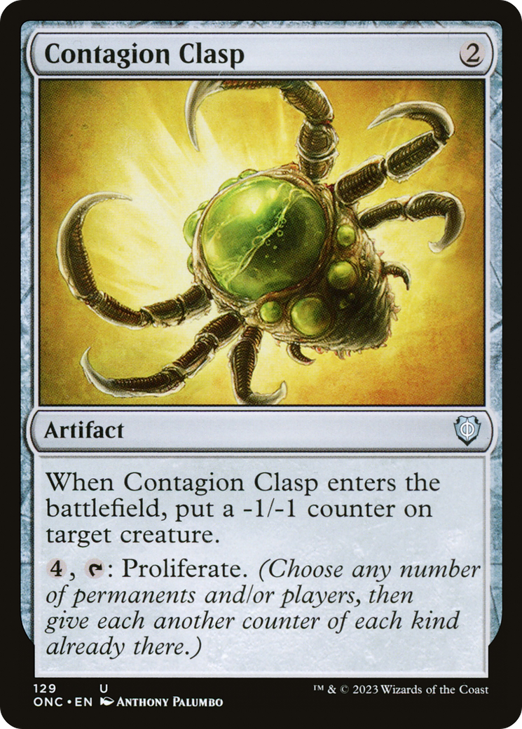 Contagion Clasp [Phyrexia: All Will Be One Commander] | Fandemonia Ltd