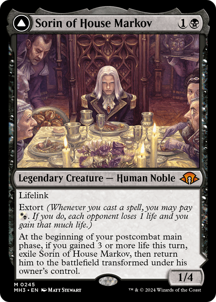 Sorin of House Markov // Sorin, Ravenous Neonate [Modern Horizons 3] | Fandemonia Ltd