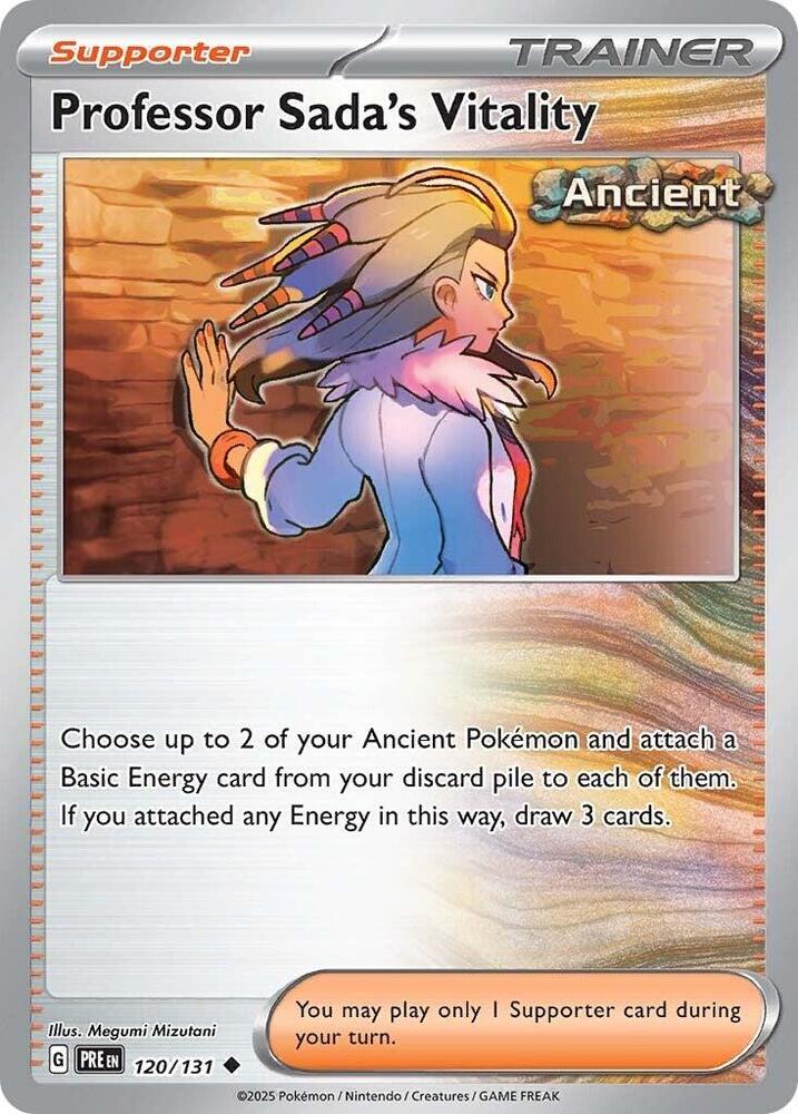 Professor Sada's Vitality (120/131) [Scarlet & Violet: Prismatic Evolutions] | Fandemonia Ltd