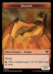 Soldier // Dragon (0020) Double-Sided Token [Commander Masters Tokens] | Fandemonia Ltd