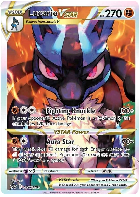 Lucario VSTAR (SWSH291) [Sword & Shield: Black Star Promos] | Fandemonia Ltd