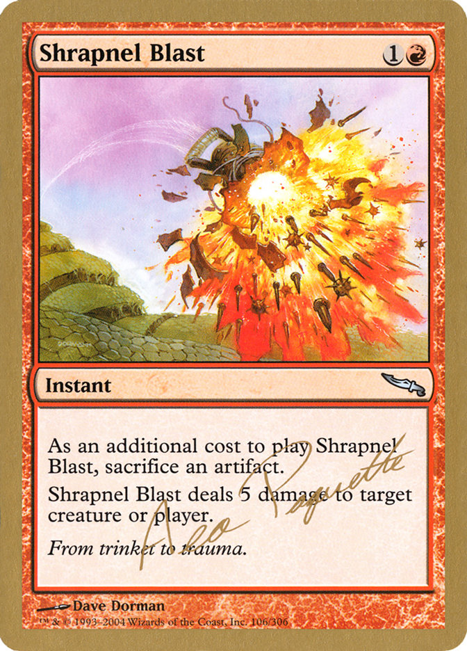 Shrapnel Blast (Aeo Paquette) [World Championship Decks 2004] | Fandemonia Ltd