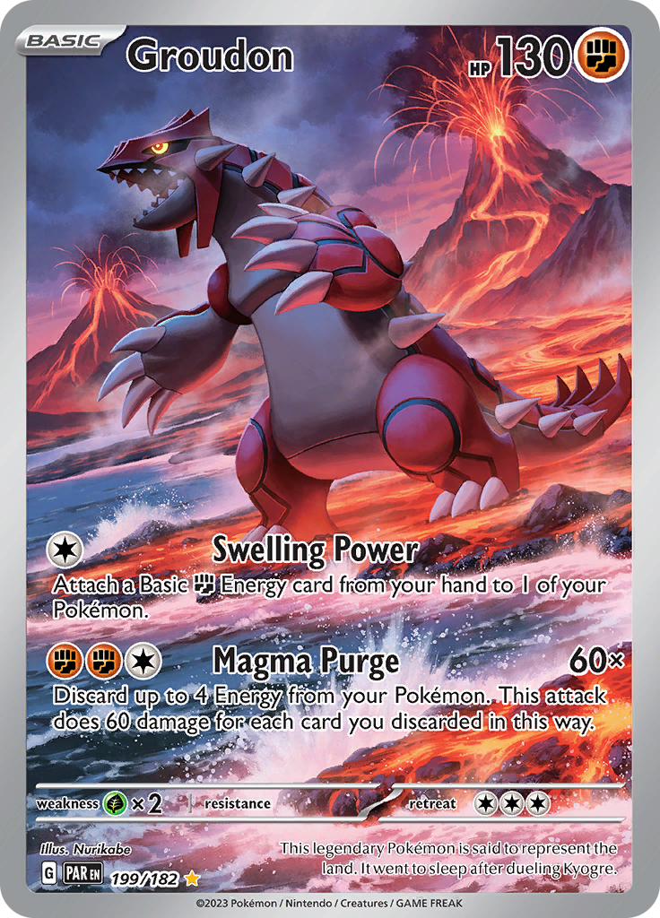 Groudon (199/182) [Scarlet & Violet: Paradox Rift] | Fandemonia Ltd