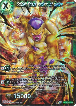 Golden Frieza, Unison of Malice (BT10-063) [Rise of the Unison Warrior 2nd Edition] | Fandemonia Ltd