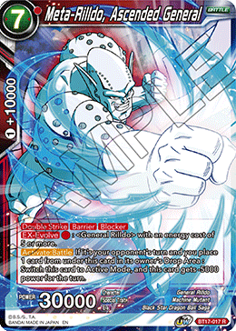 Meta-Rilldo, Ascended General (BT17-017) [Ultimate Squad] | Fandemonia Ltd