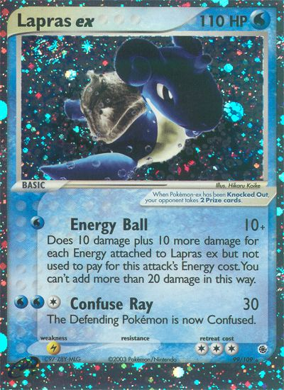 Lapras ex (99/109) [EX: Ruby & Sapphire] | Fandemonia Ltd