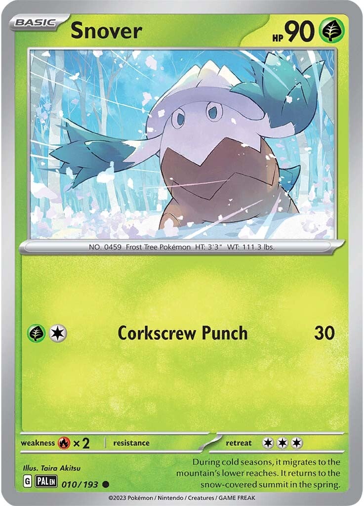 Snover (010/193) [Scarlet & Violet: Paldea Evolved] | Fandemonia Ltd