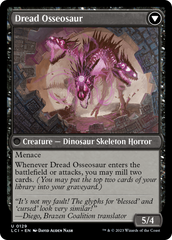 Visage of Dread // Dread Osseosaur [The Lost Caverns of Ixalan] | Fandemonia Ltd