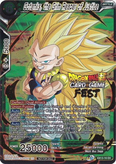 Gotenks, the Grim Reaper of Justice (Card Game Fest 2022) (EX13-16) [Tournament Promotion Cards] | Fandemonia Ltd