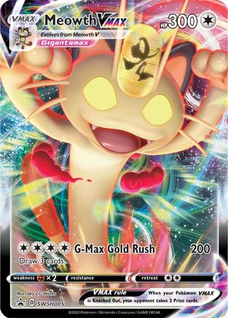 Meowth VMAX (SWSH005) [Sword & Shield: Black Star Promos] | Fandemonia Ltd