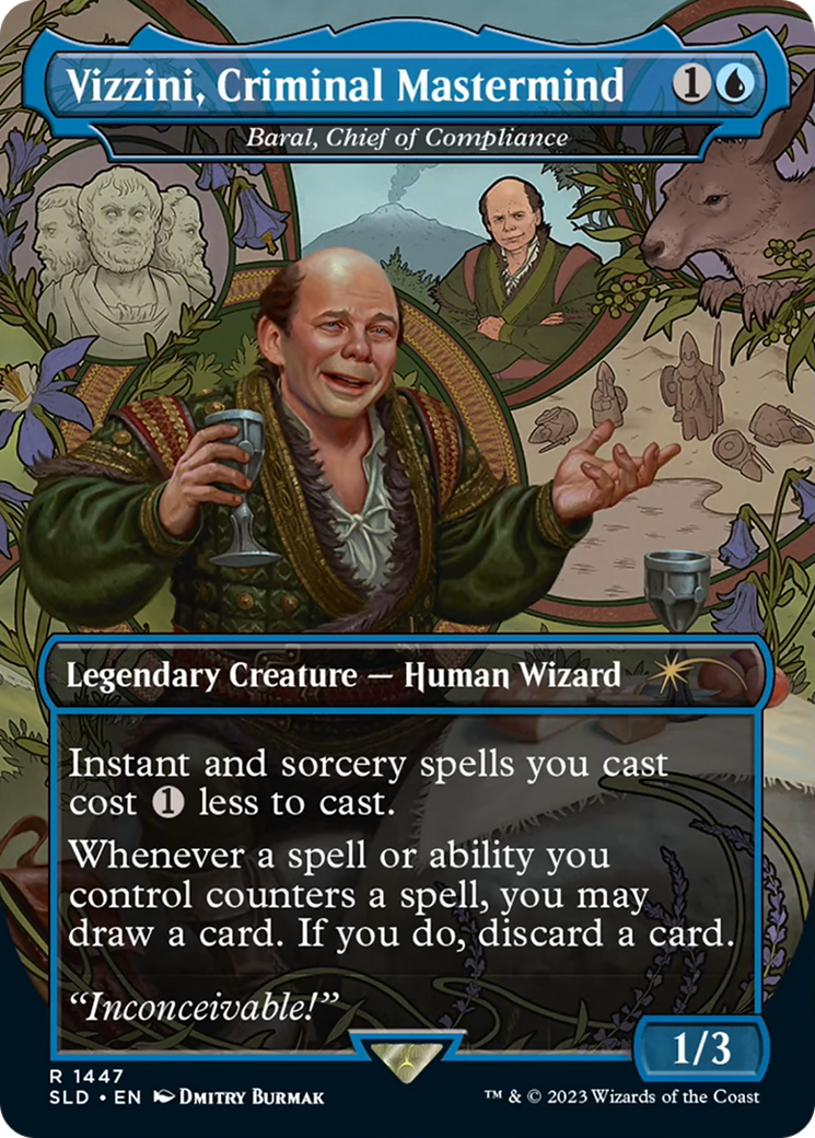 Vizzini, Criminal Mastermind - Baral, Chief of Compliance [Secret Lair Drop Series] | Fandemonia Ltd