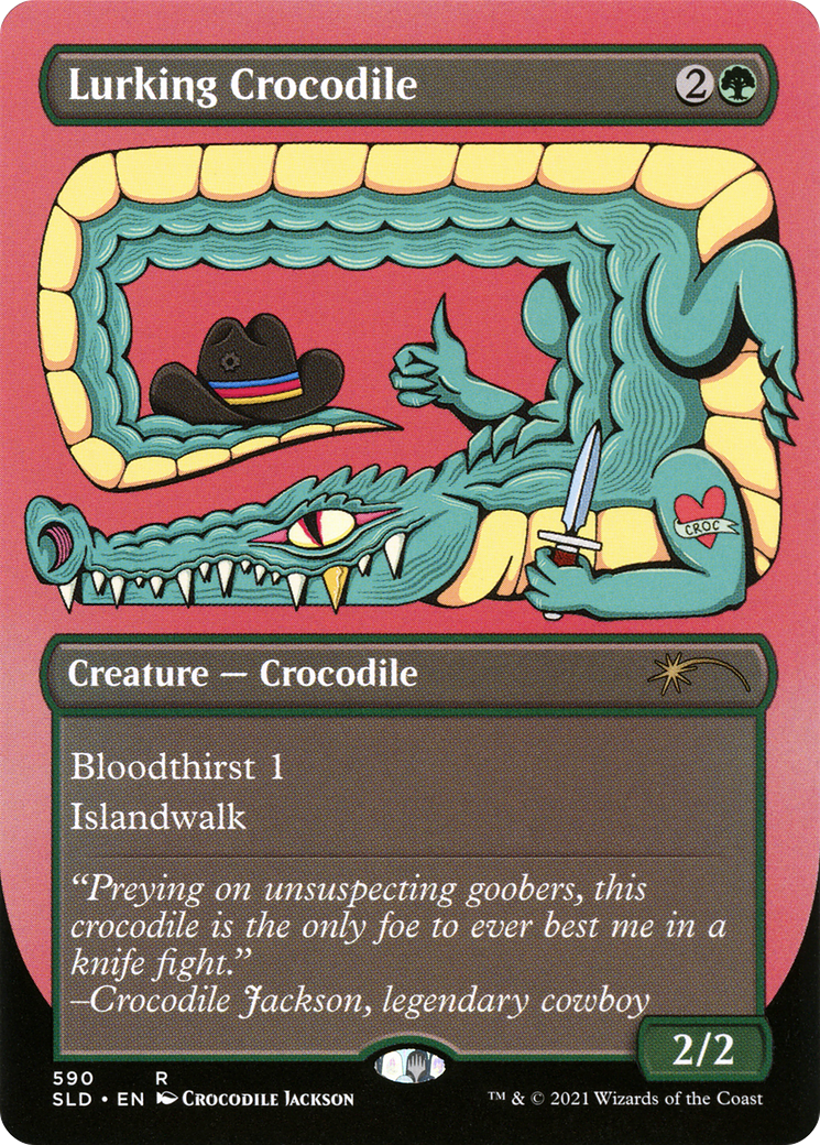 Lurking Crocodile [Secret Lair Drop Promos] | Fandemonia Ltd