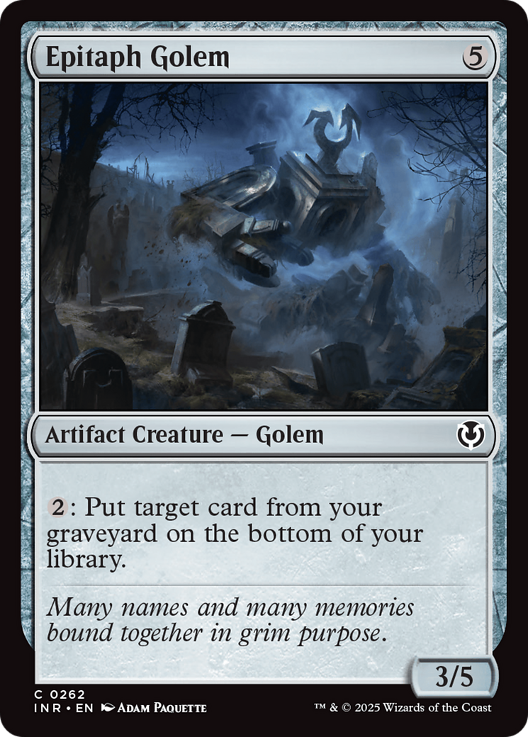 Epitaph Golem [Innistrad Remastered] | Fandemonia Ltd