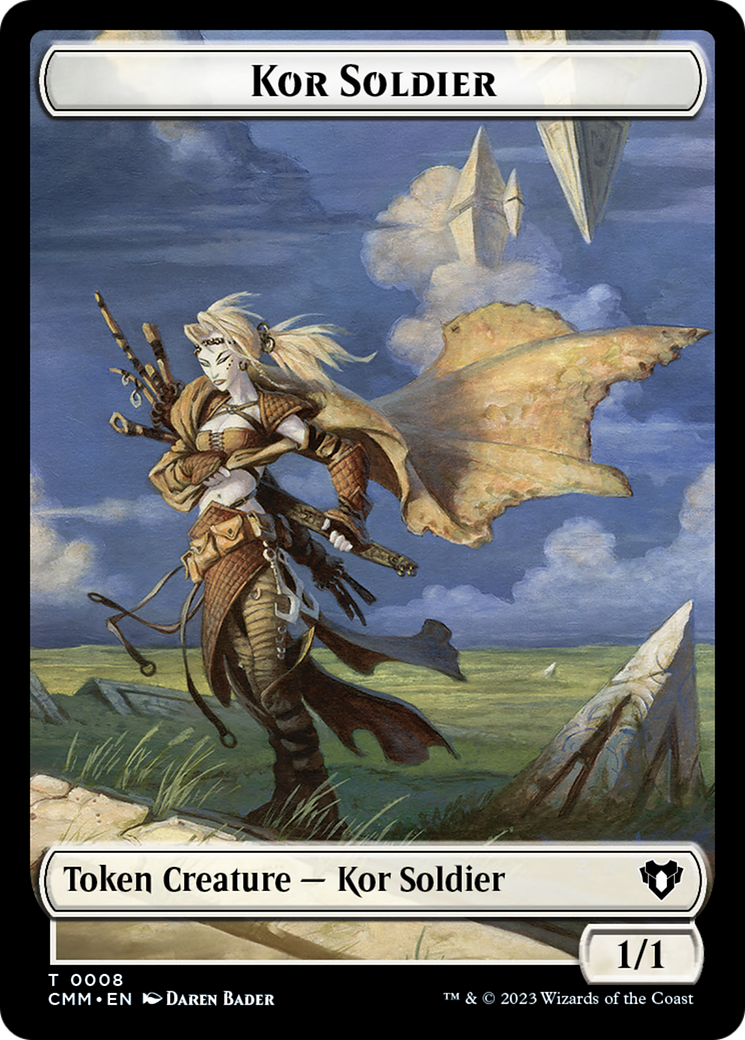 Kor Soldier Token [Commander Masters Tokens] | Fandemonia Ltd