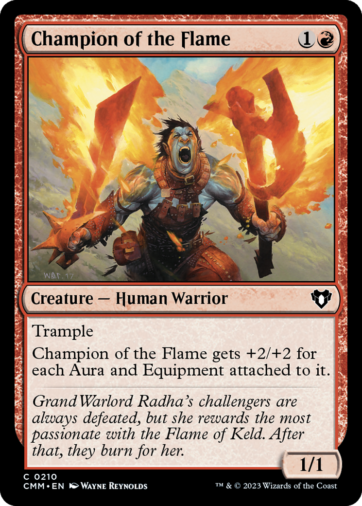 Champion of the Flame [Commander Masters] | Fandemonia Ltd