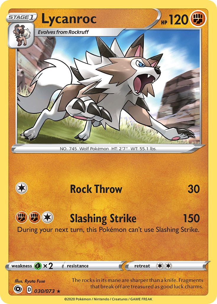 Lycanroc (030/073) [Sword & Shield: Champion's Path] | Fandemonia Ltd