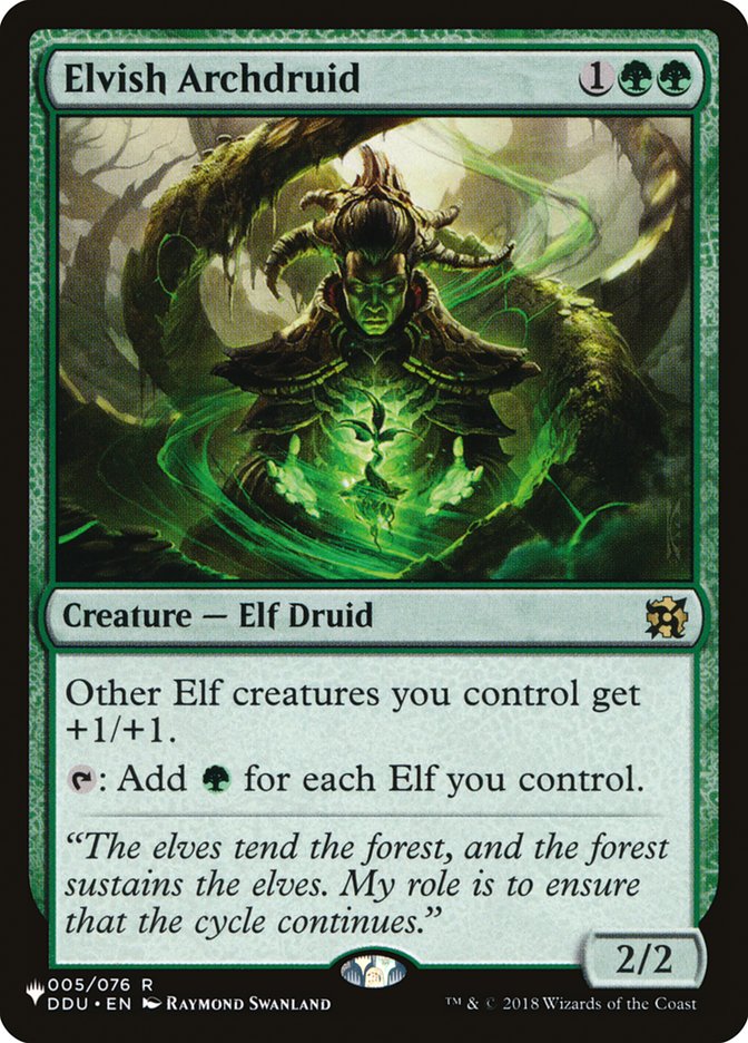 Elvish Archdruid [The List] | Fandemonia Ltd