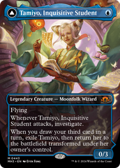 Tamiyo, Inquisitive Student // Tamiyo, Seasoned Scholar (Borderless) [Modern Horizons 3] | Fandemonia Ltd