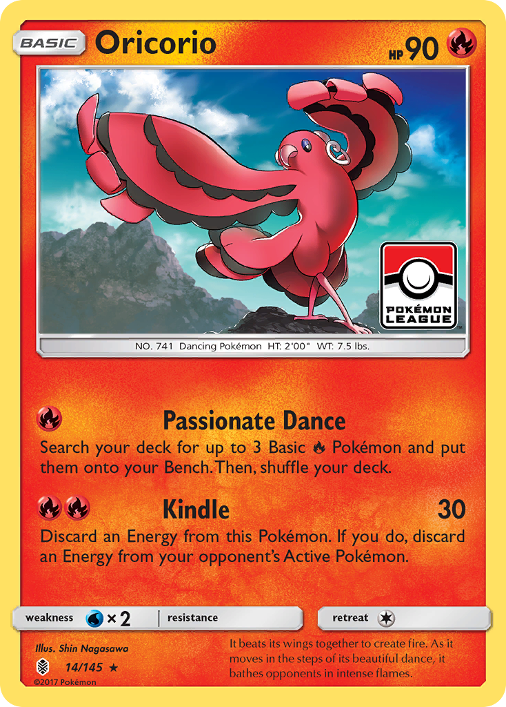 Oricorio (14/145) [Sun & Moon: Guardians Rising] | Fandemonia Ltd