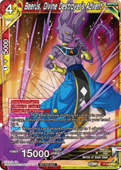 Beerus, Divine Destroyer's Advent (Zenkai Series Tournament Pack Vol.2) (P-452) [Tournament Promotion Cards] | Fandemonia Ltd