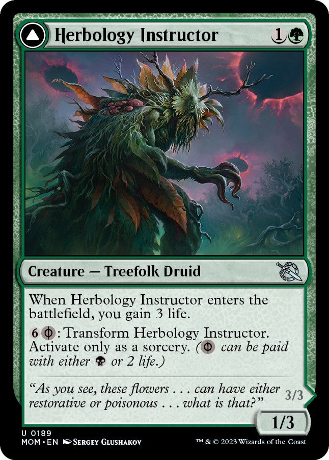 Herbology Instructor // Malady Invoker [March of the Machine] | Fandemonia Ltd