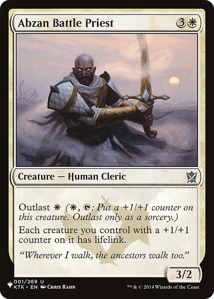 Abzan Battle Priest [The List Reprints] | Fandemonia Ltd