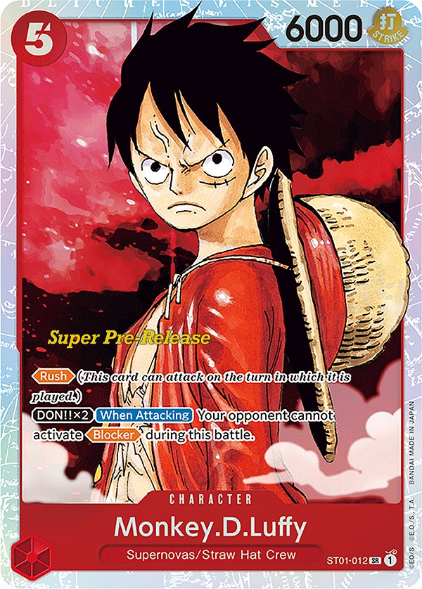 Monkey.D.Luffy (012) [Super Pre-Release Starter Deck: Straw Hat Crew] | Fandemonia Ltd