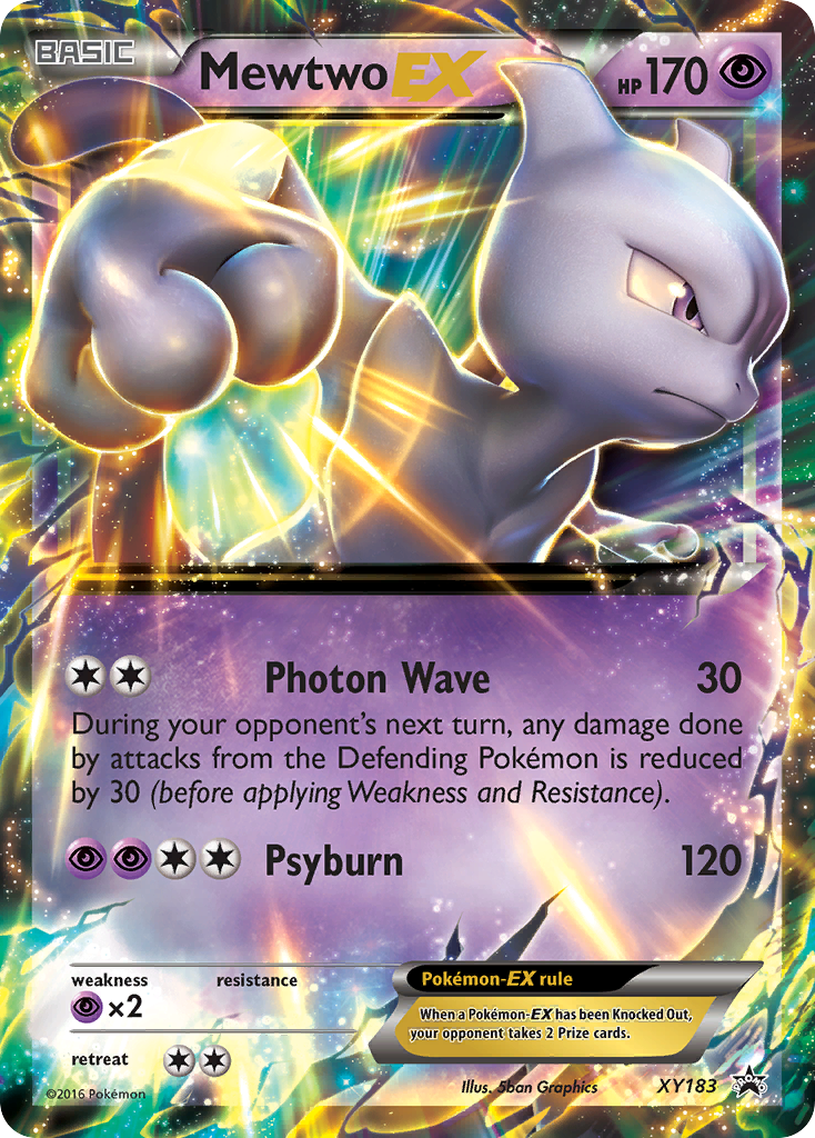 Mewtwo EX (XY183) [XY: Black Star Promos] | Fandemonia Ltd