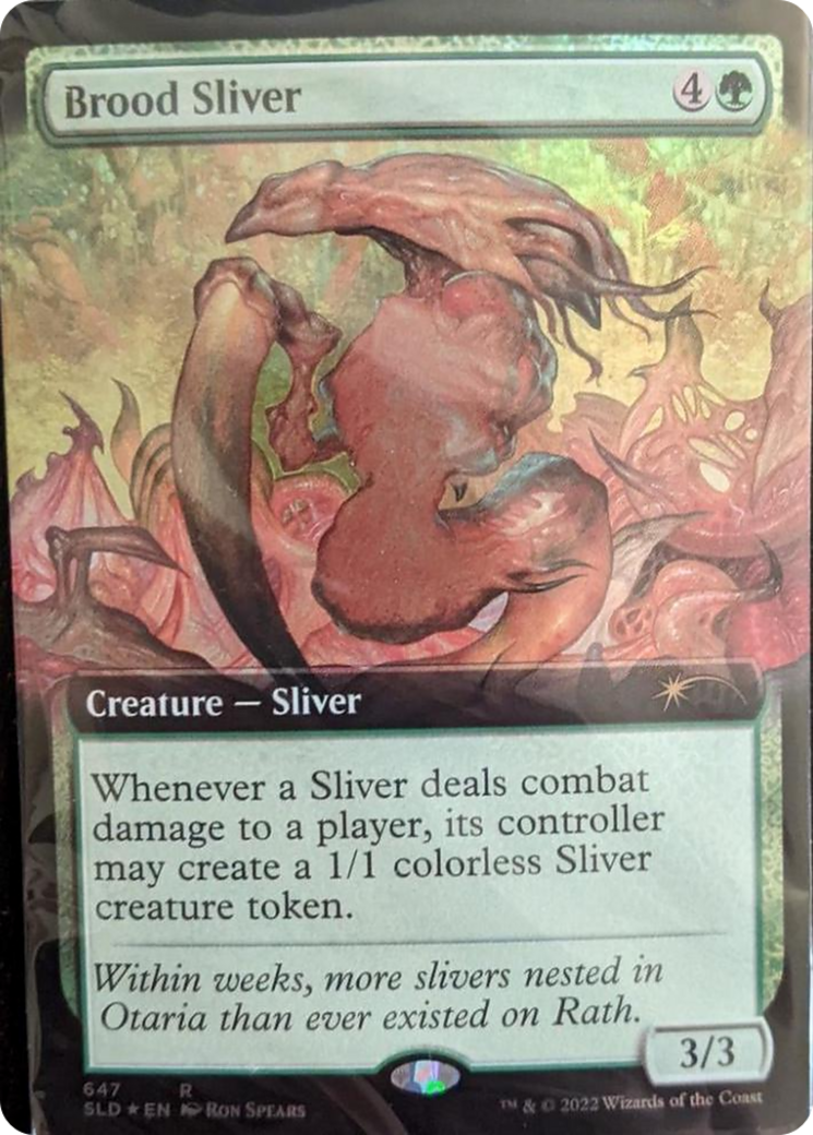 Brood Sliver (Extended Art) [Secret Lair Drop Promos] | Fandemonia Ltd