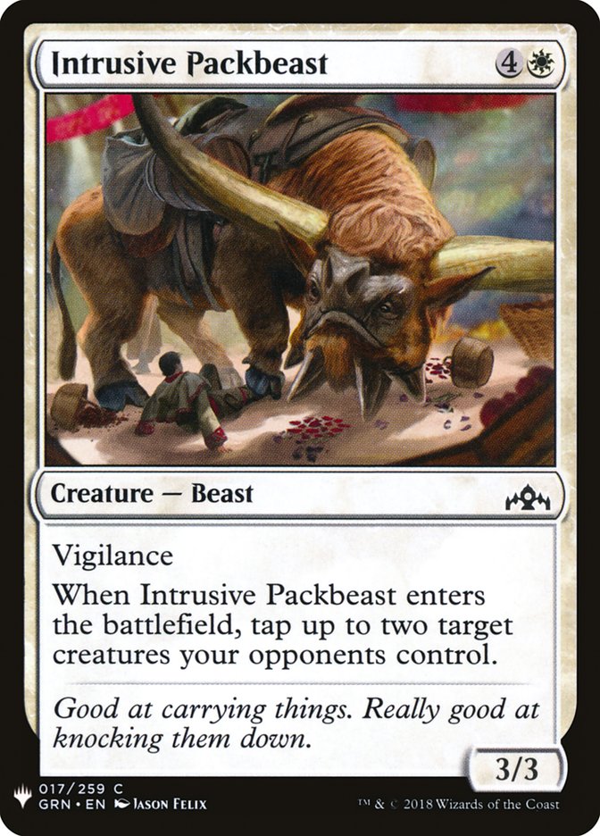 Intrusive Packbeast [Mystery Booster] | Fandemonia Ltd