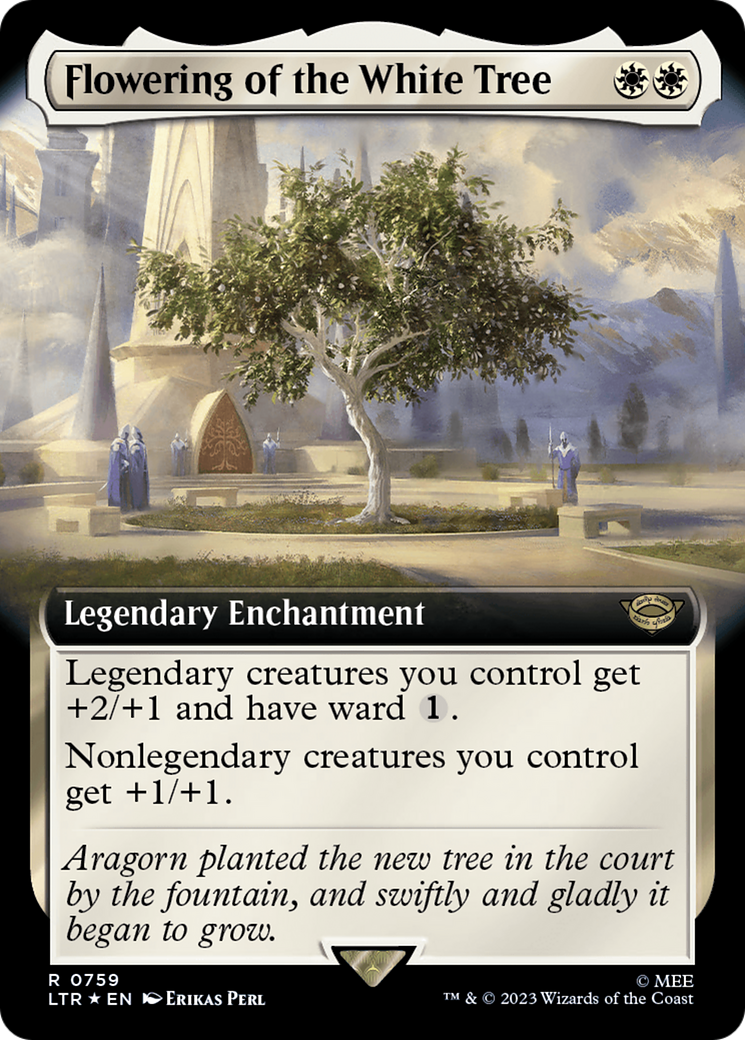 Flowering of the White Tree (Extended Art) (Surge Foil) [The Lord of the Rings: Tales of Middle-Earth] | Fandemonia Ltd