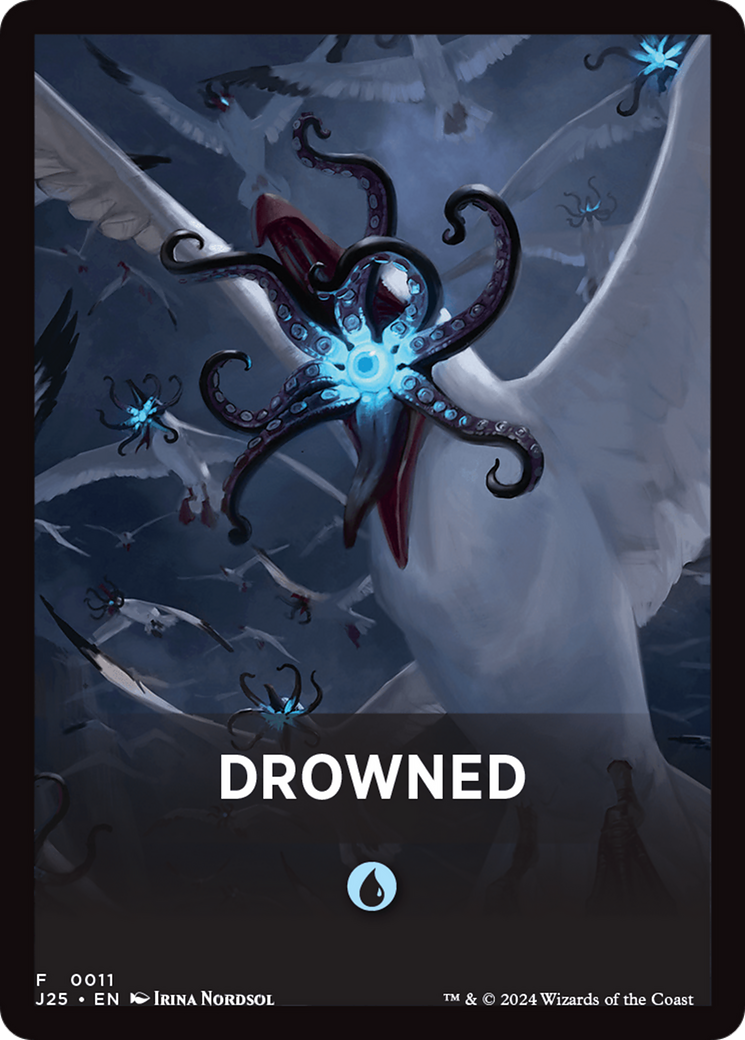 Drowned Theme Card [Foundations Jumpstart Front Cards] | Fandemonia Ltd