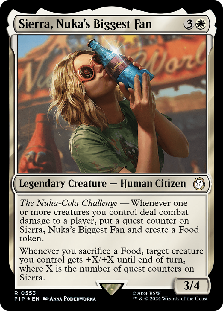 Sierra, Nuka's Biggest Fan (Surge Foil) [Fallout] | Fandemonia Ltd