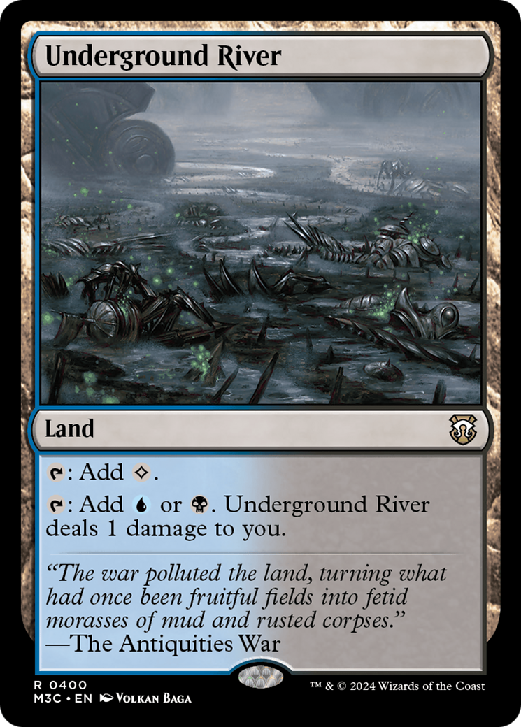 Underground River (Ripple Foil) [Modern Horizons 3 Commander] | Fandemonia Ltd