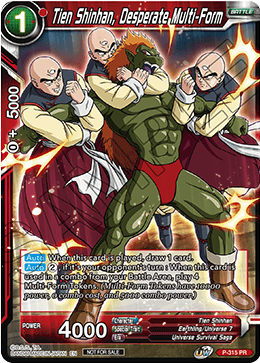 Tien Shinhan, Desperate Multi-Form (P-315) [Tournament Promotion Cards] | Fandemonia Ltd