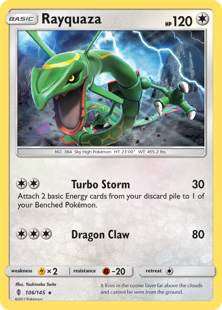 Rayquaza (106/145) [Sun & Moon: Guardians Rising] | Fandemonia Ltd