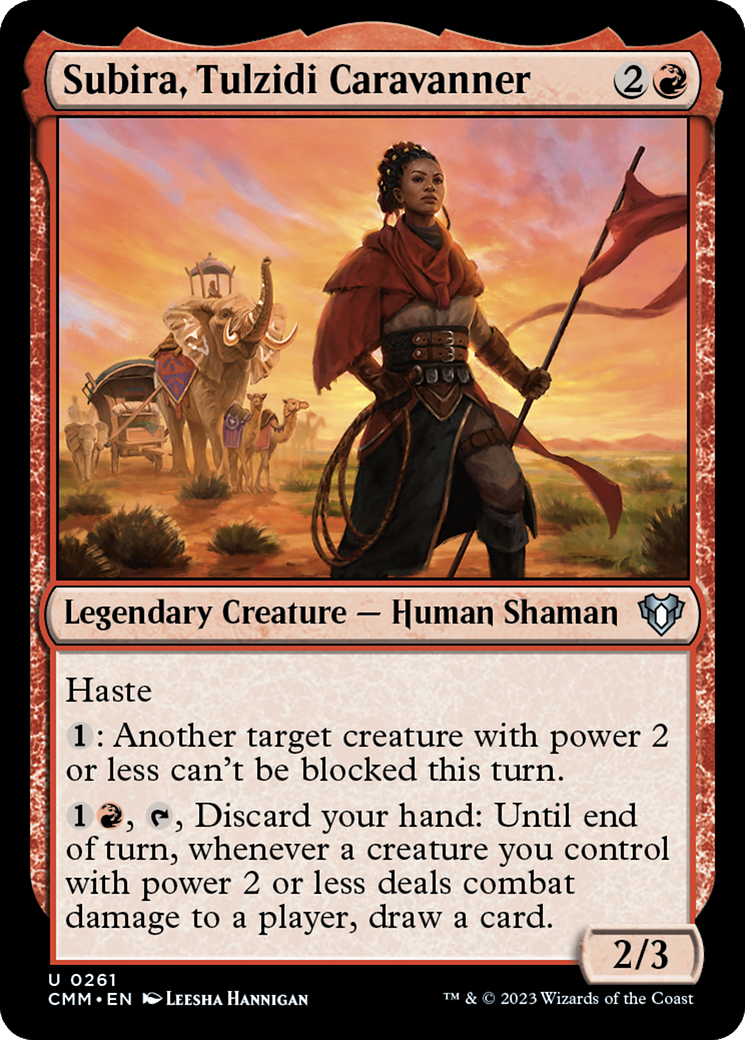 Subira, Tulzidi Caravanner [Commander Masters] | Fandemonia Ltd