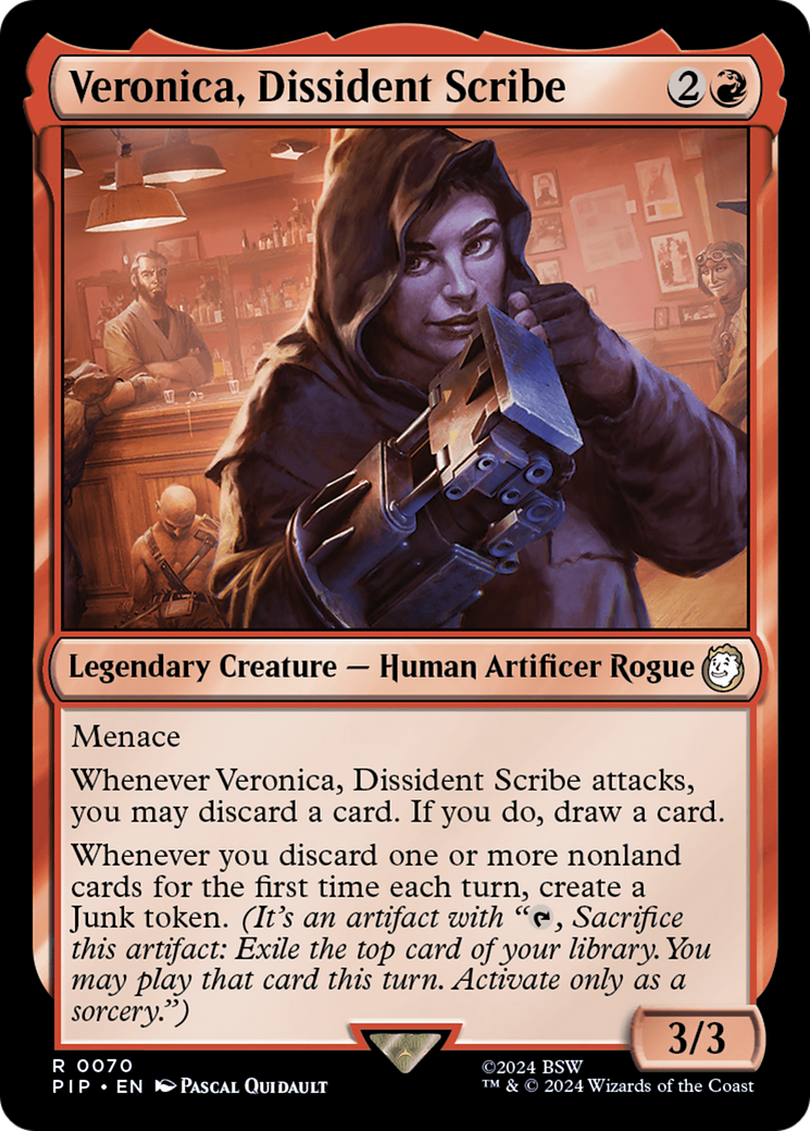 Veronica, Dissident Scribe [Fallout] | Fandemonia Ltd