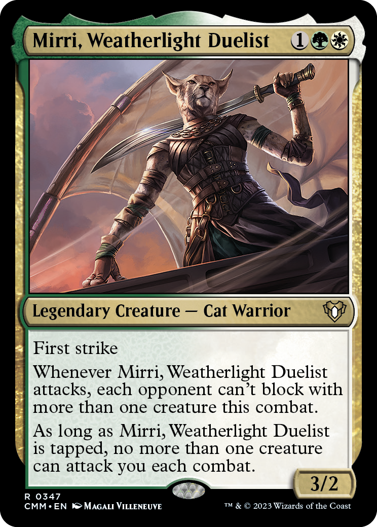 Mirri, Weatherlight Duelist [Commander Masters] | Fandemonia Ltd