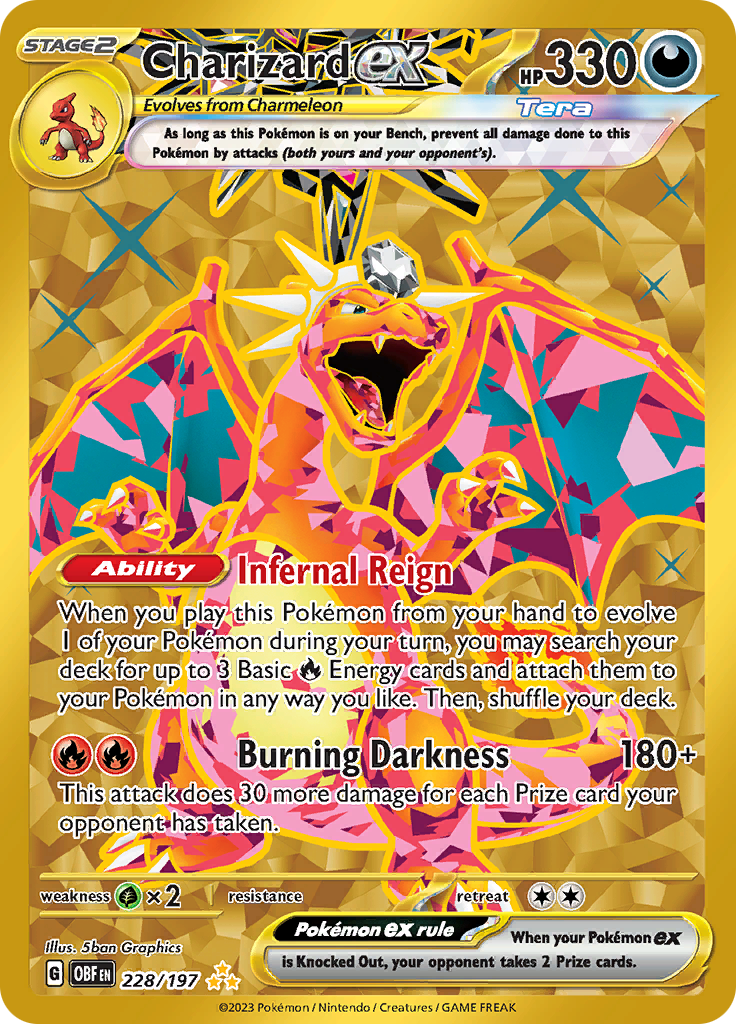 Charizard ex (228/197) [Scarlet & Violet: Obsidian Flames] | Fandemonia Ltd