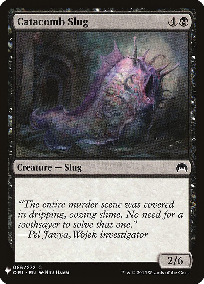 Catacomb Slug [Mystery Booster] | Fandemonia Ltd