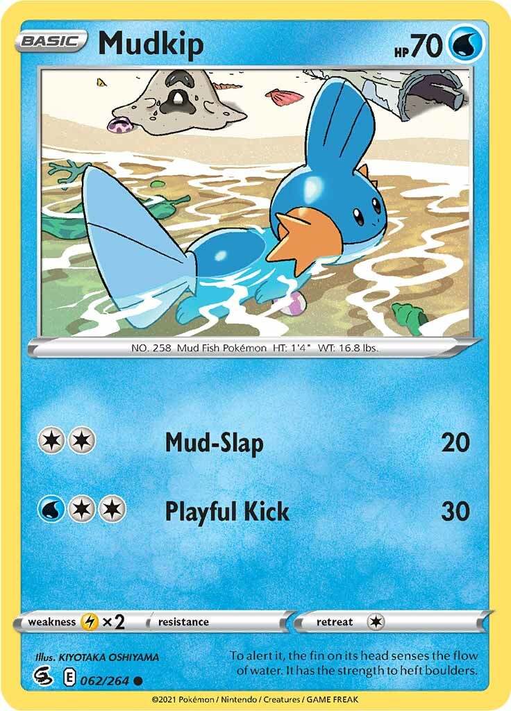 Mudkip (062/264) [Sword & Shield: Fusion Strike] | Fandemonia Ltd