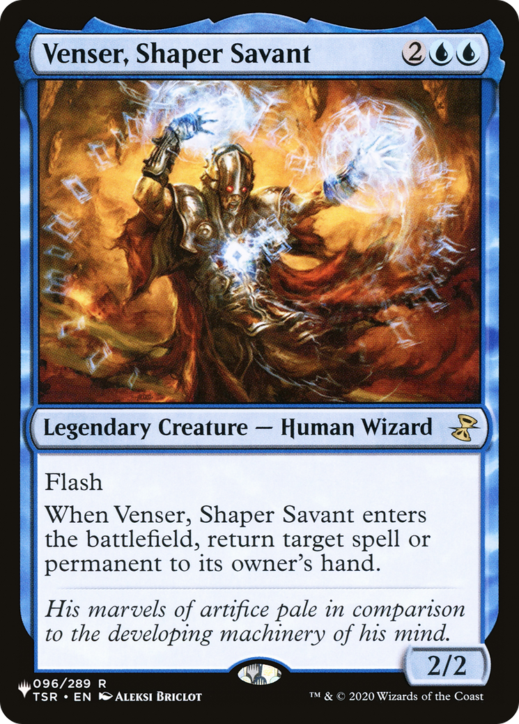 Venser, Shaper Savant [The List] | Fandemonia Ltd