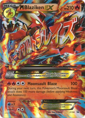 M Blaziken EX (XY86) (Jumbo Card) [XY: Black Star Promos] | Fandemonia Ltd