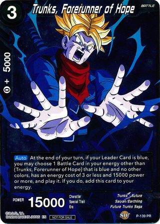 Trunks, Forerunner of Hope (P-139) [Promotion Cards] | Fandemonia Ltd