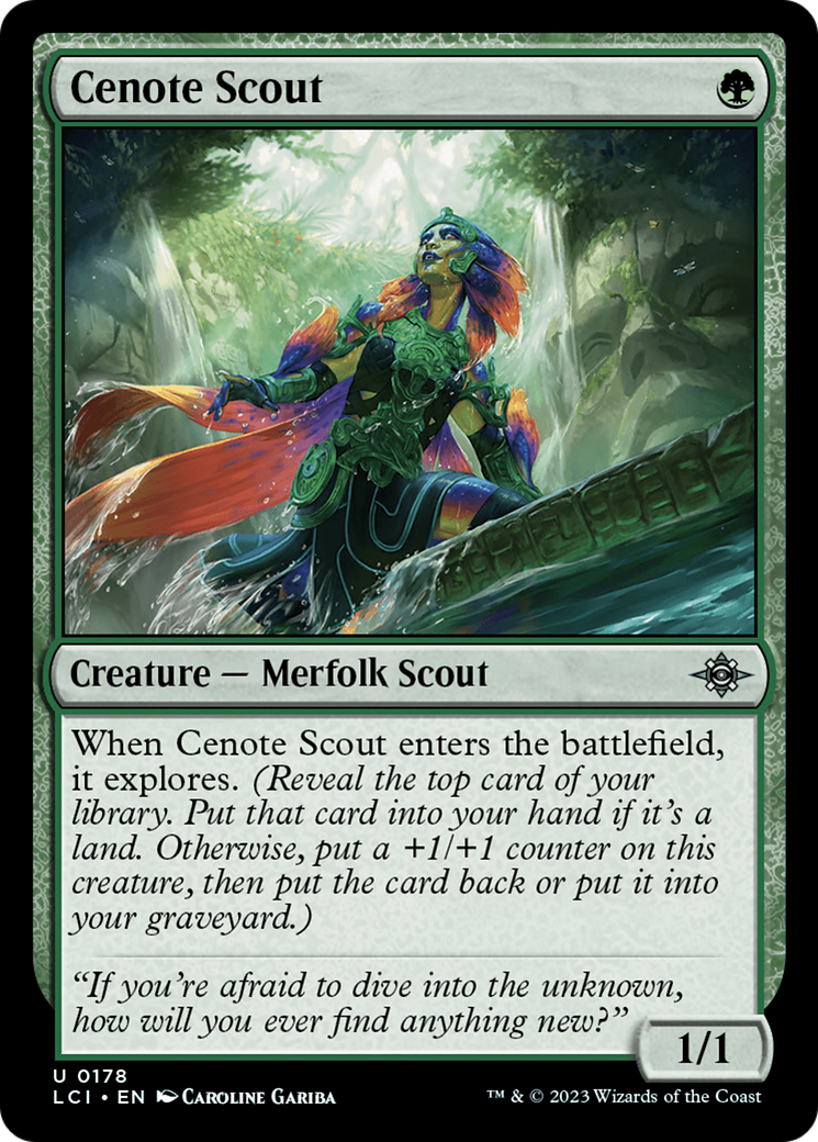 Cenote Scout [The Lost Caverns of Ixalan] | Fandemonia Ltd